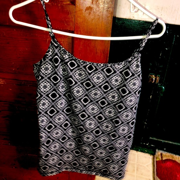 Checkered black and white tanktop - Picture 1 of 1
